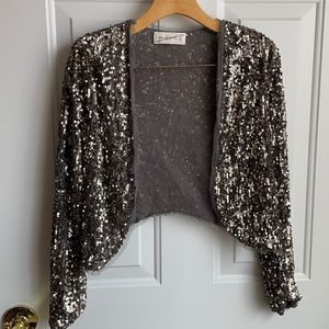 Abercrombie & Fitch Sequined Bolero jacket EUC XS